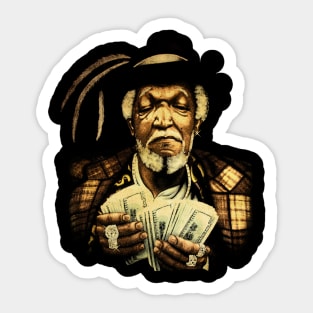 Vintage - Redd Foxx mONEY Sticker